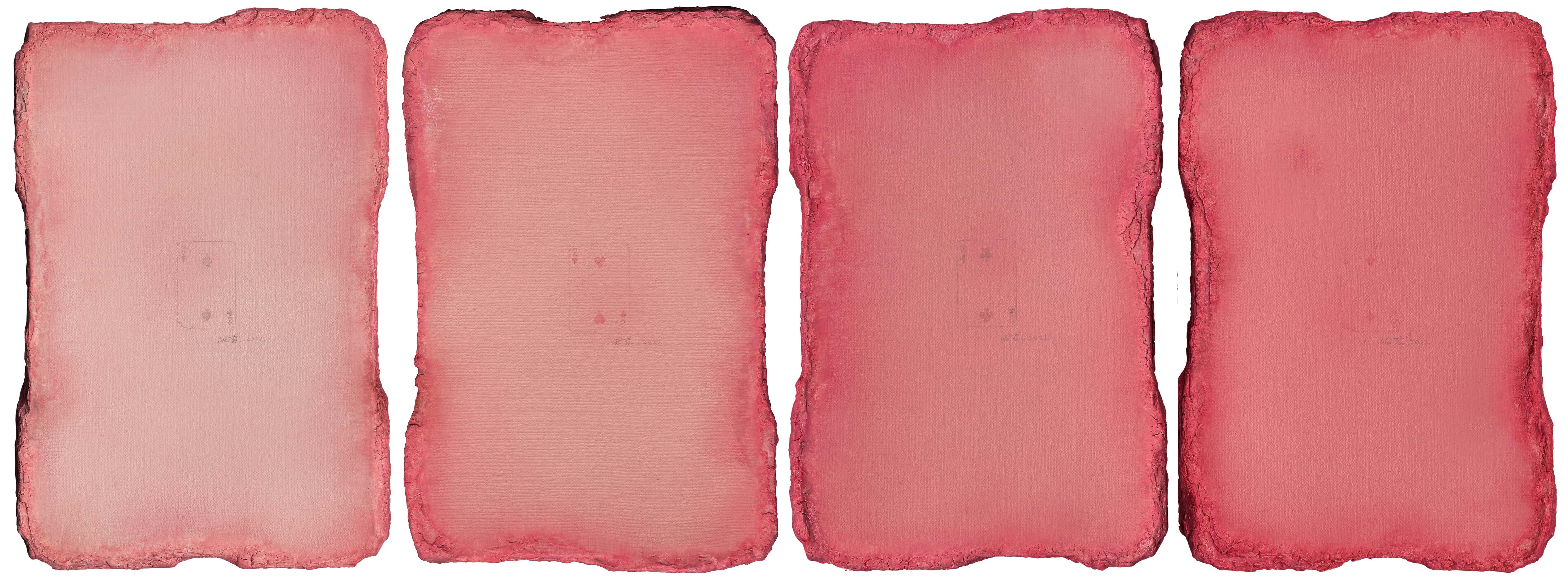 1 好牌-2 布面油画 58cm×38cm×4 2021.jpg