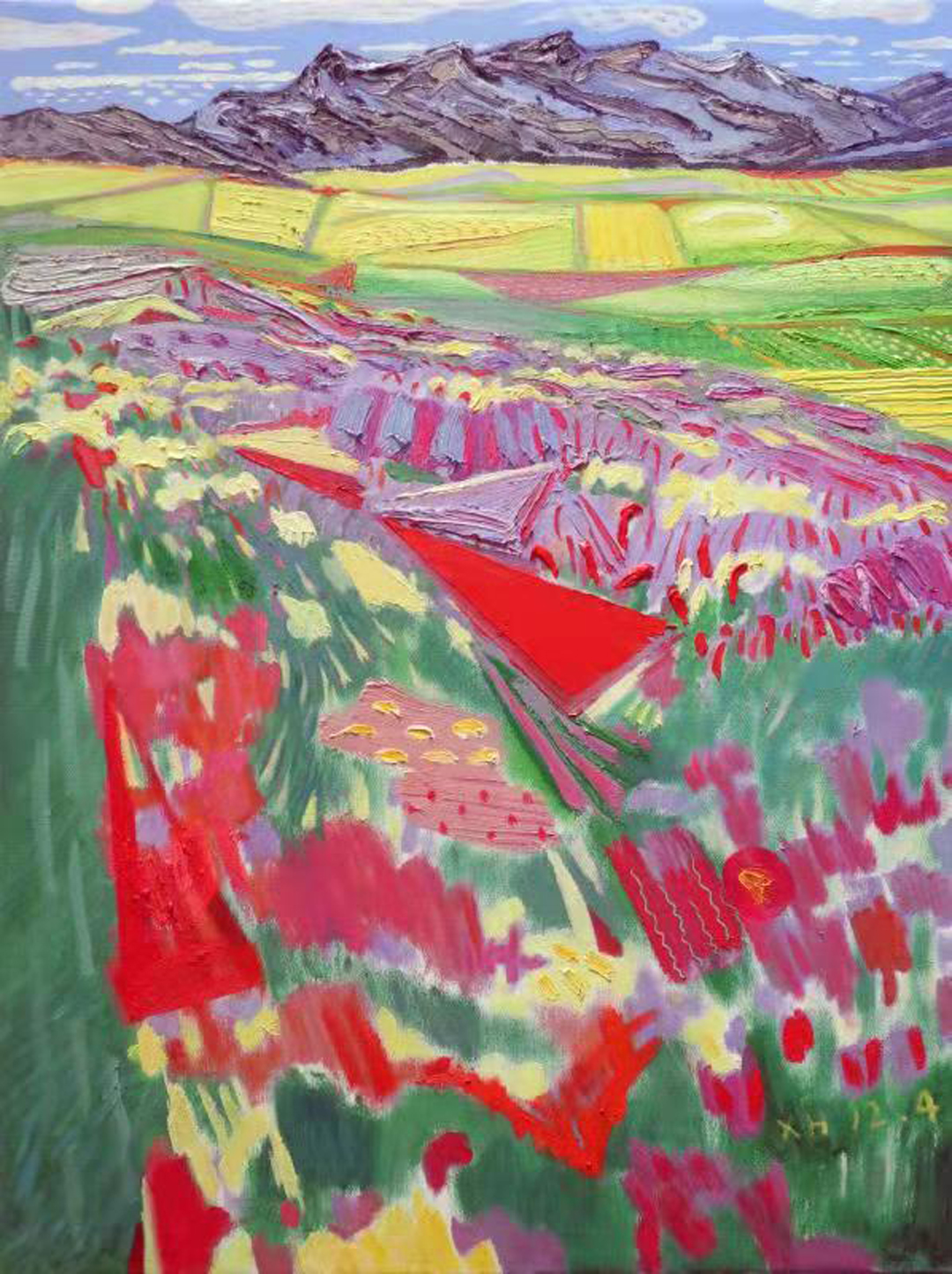 徐昊《花开遍地》油画 80×60cm 2012年.jpg